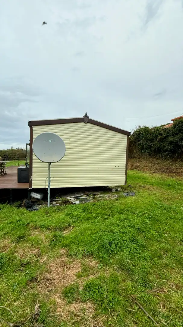 Vista exterior de Finca rústica en venta en Ponteceso con Calefacción y Amueblado