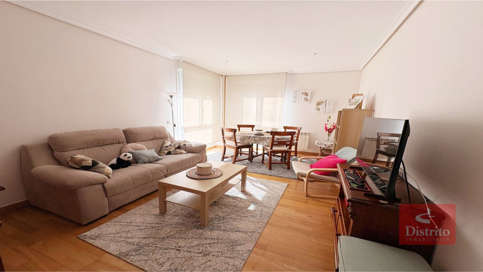 Living room of Flat to rent in Santander  with Heating, Terrace and Furnished