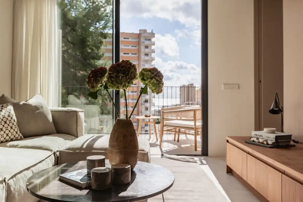 Sala d'estar de Àtic en venda en  Palma de Mallorca amb Aire condicionat, Calefacció i Terrassa