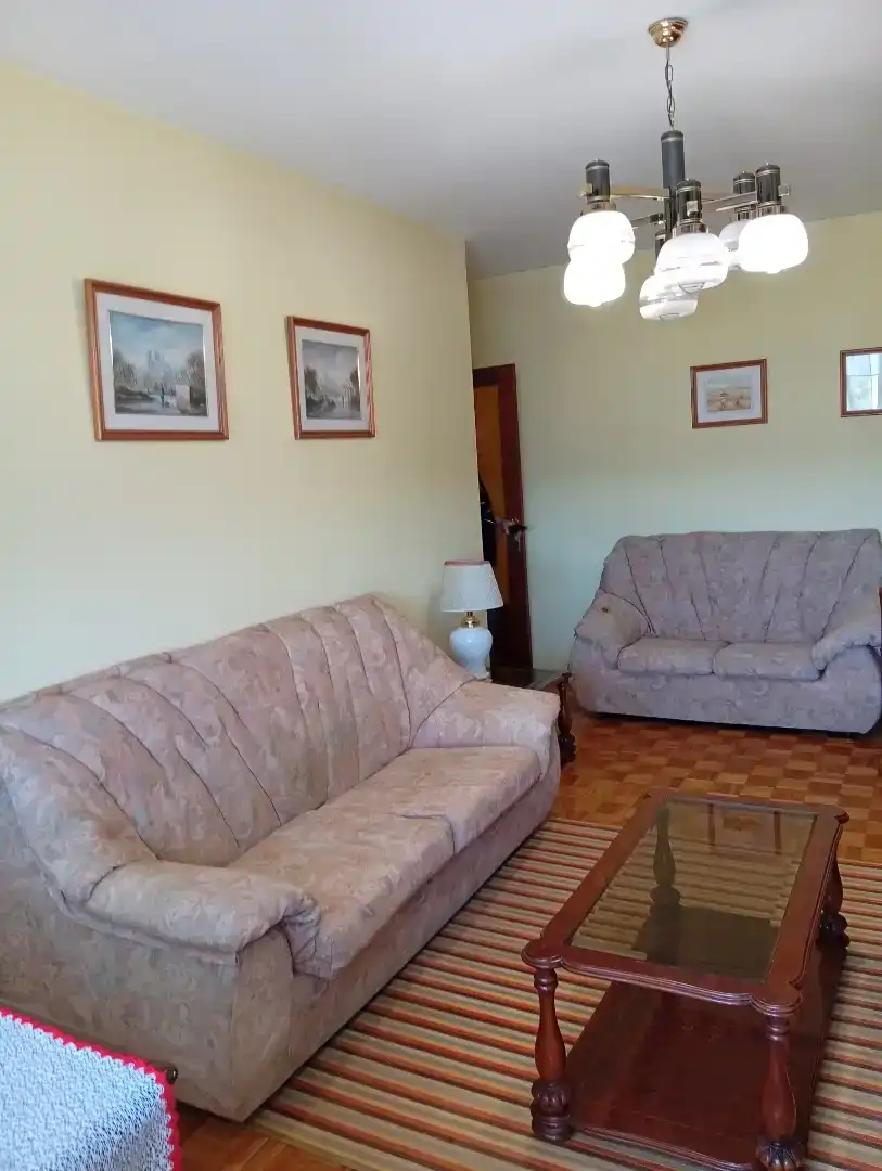 Sala de estar de Piso en venta en Lugo con Parquet, Trastero y Amueblado