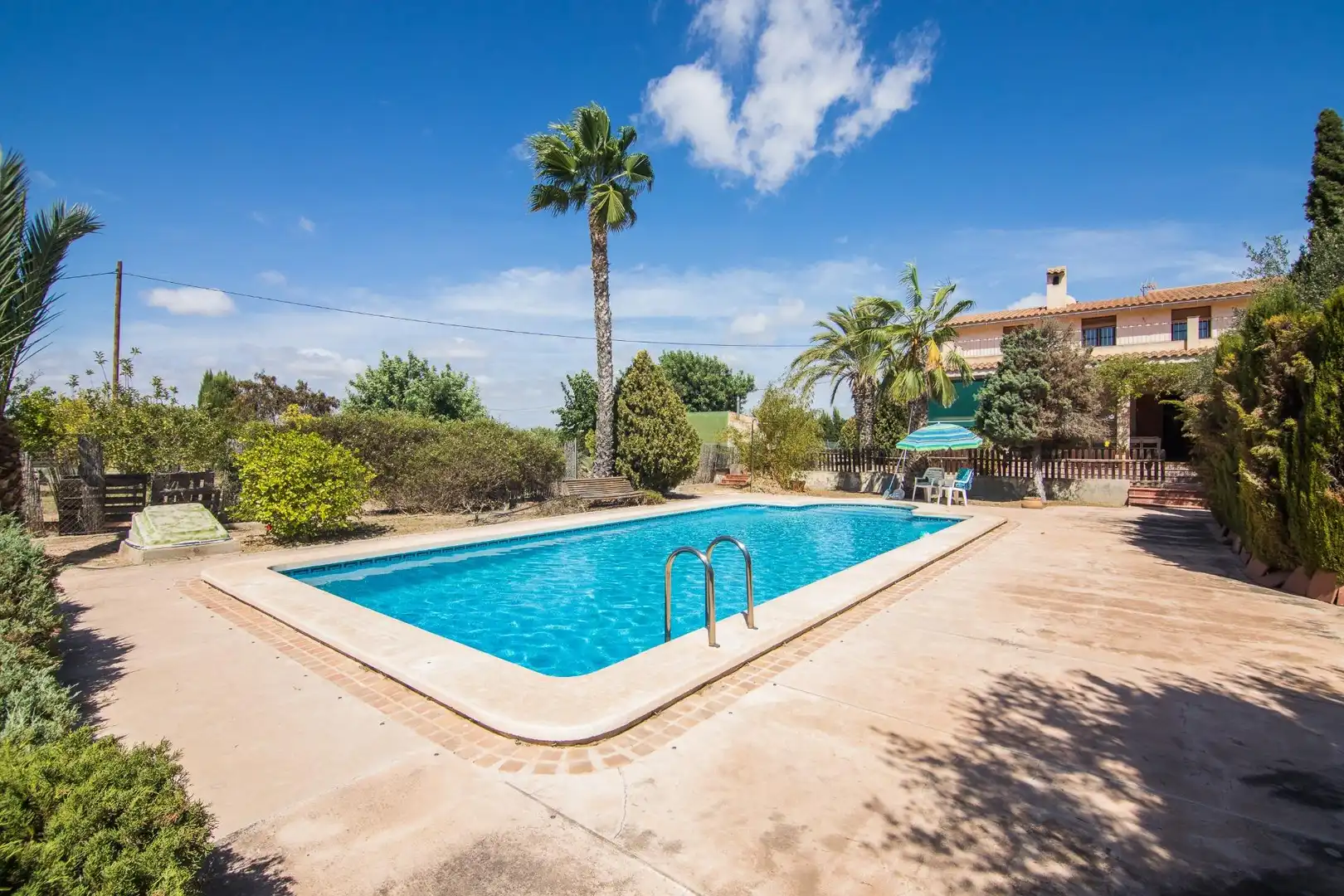 Piscina de Casa o xalet en venda en Elche / Elx amb Jardí privat, Terrassa i Traster