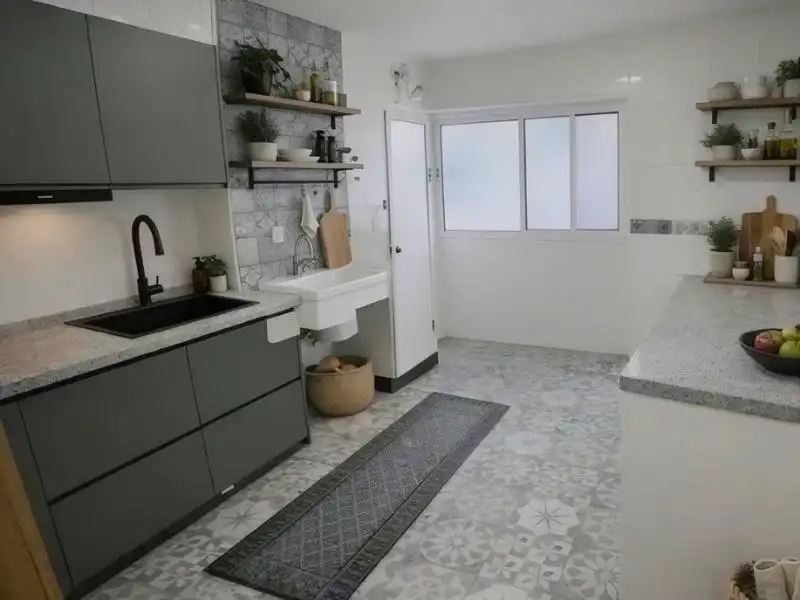 Cocina de Piso en venta en Málaga Capital con Aire acondicionado y Amueblado