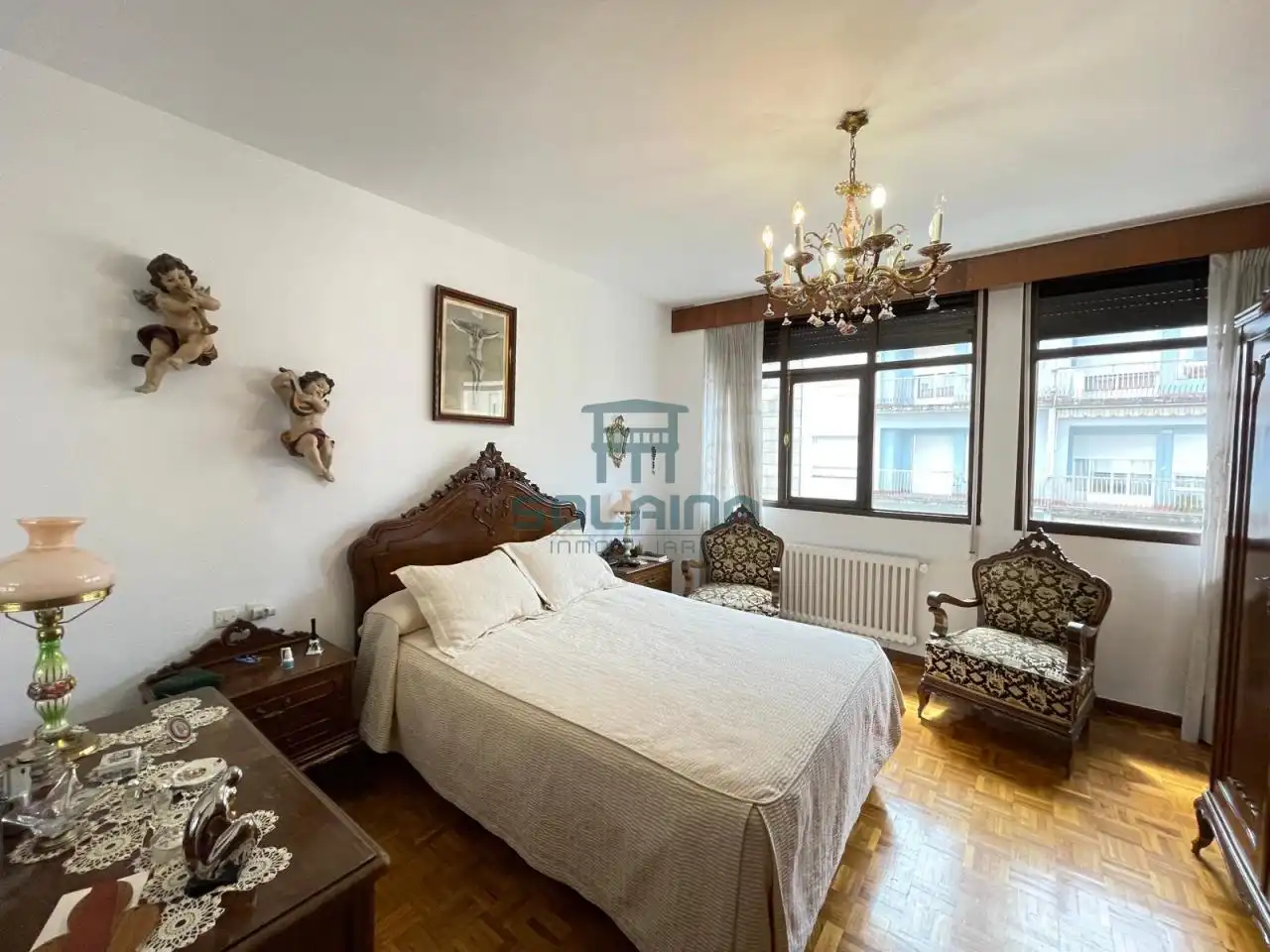 Schlafzimmer von Wohnung zum Verkauf in Ourense Capital  mit Heizung, Parkett und Abstellraum