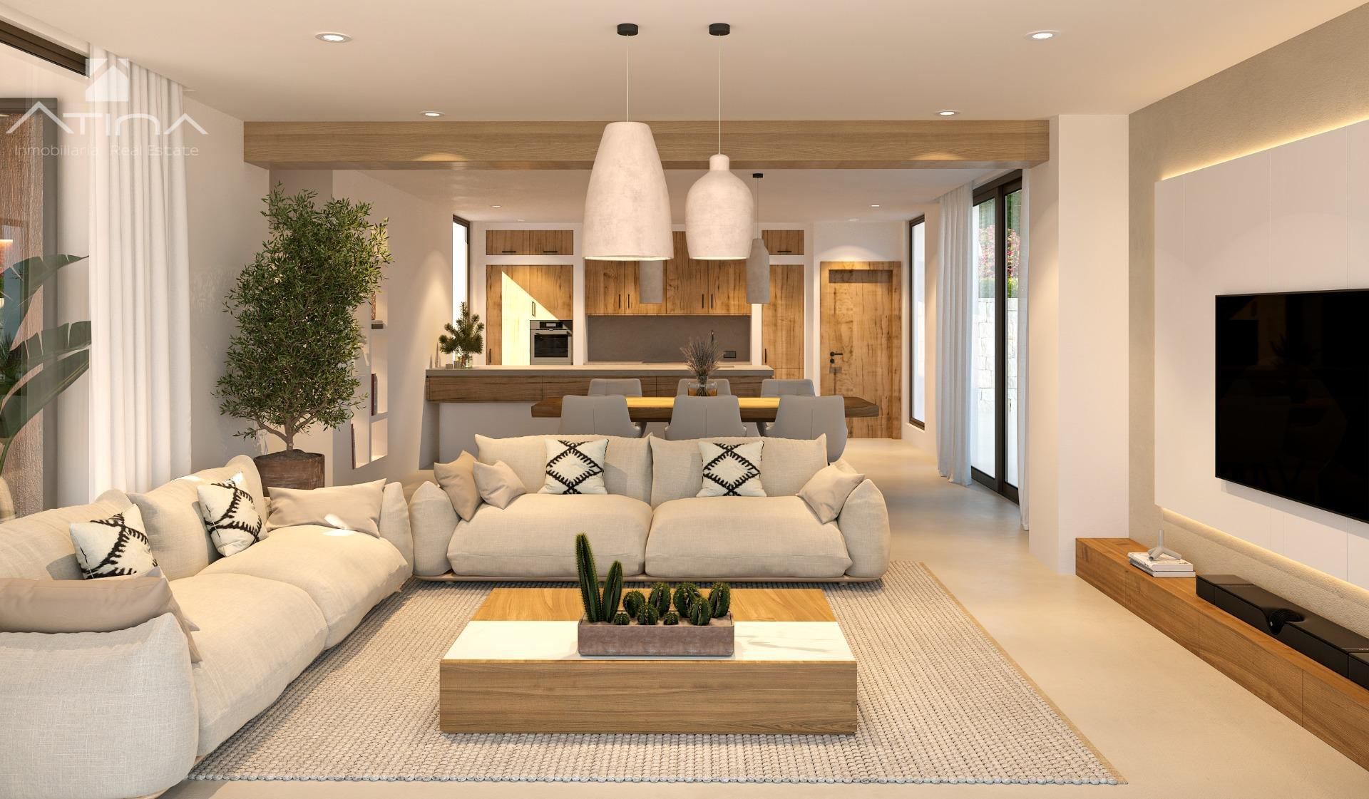 Living room of House or chalet for sale in Jávea / Xàbia  with Air Conditioner, Heating and Private garden