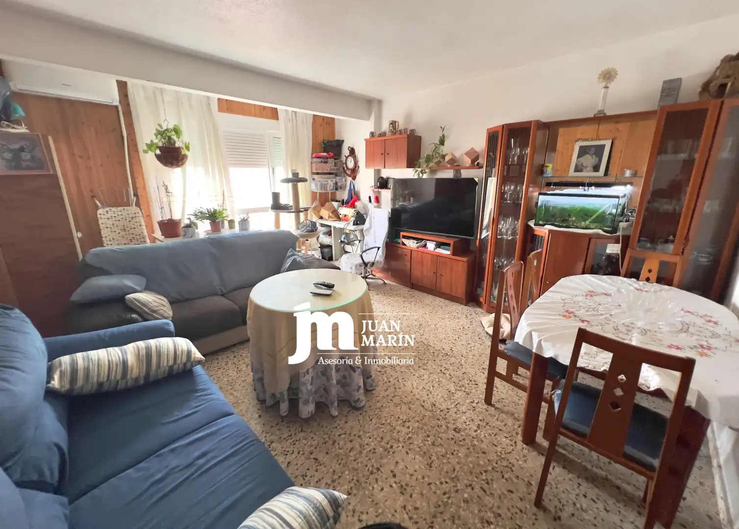 Living room of Flat for sale in Cieza  with Air Conditioner and Furnished