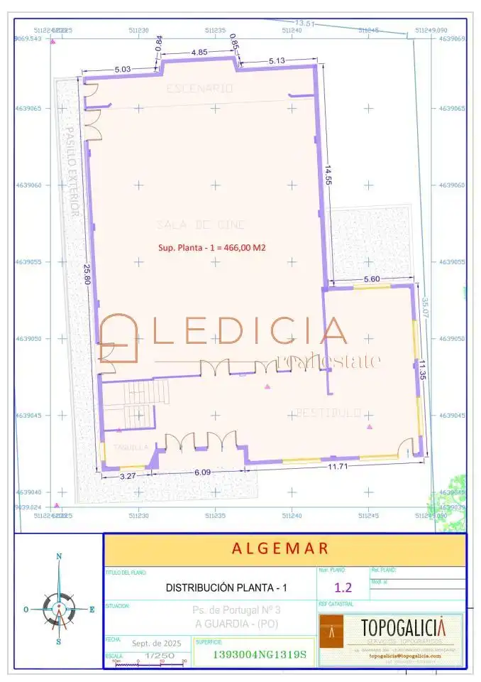 Edificio en venta en A Guarda  