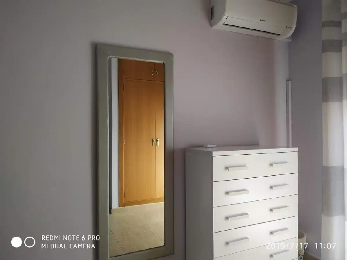 Bedroom of Flat for rent in Plasencia  with Air Conditioner and Heating