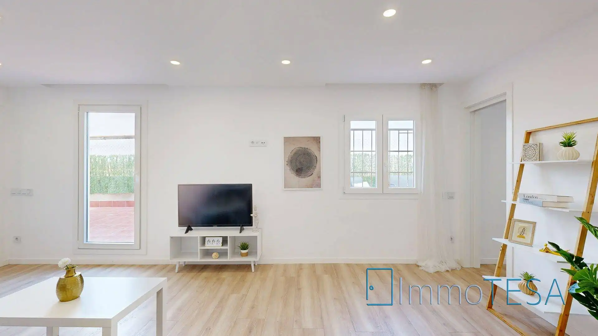 Sala de estar de Ático en venta en Barberà del Vallès con Aire acondicionado, Parquet y Terraza
