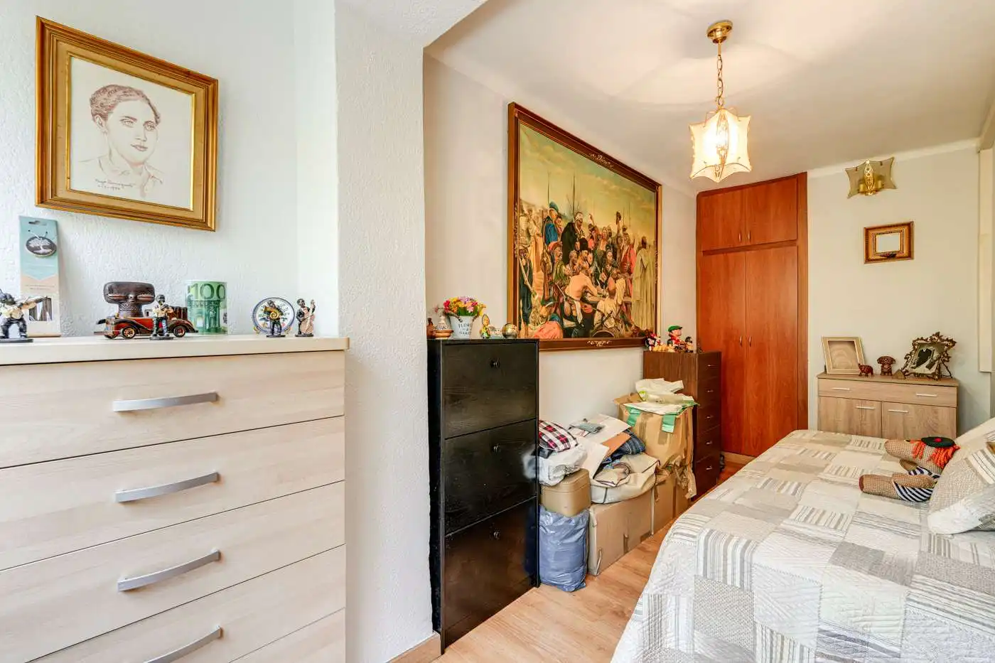 Bedroom of Flat for sale in Barcelona  with Furnished