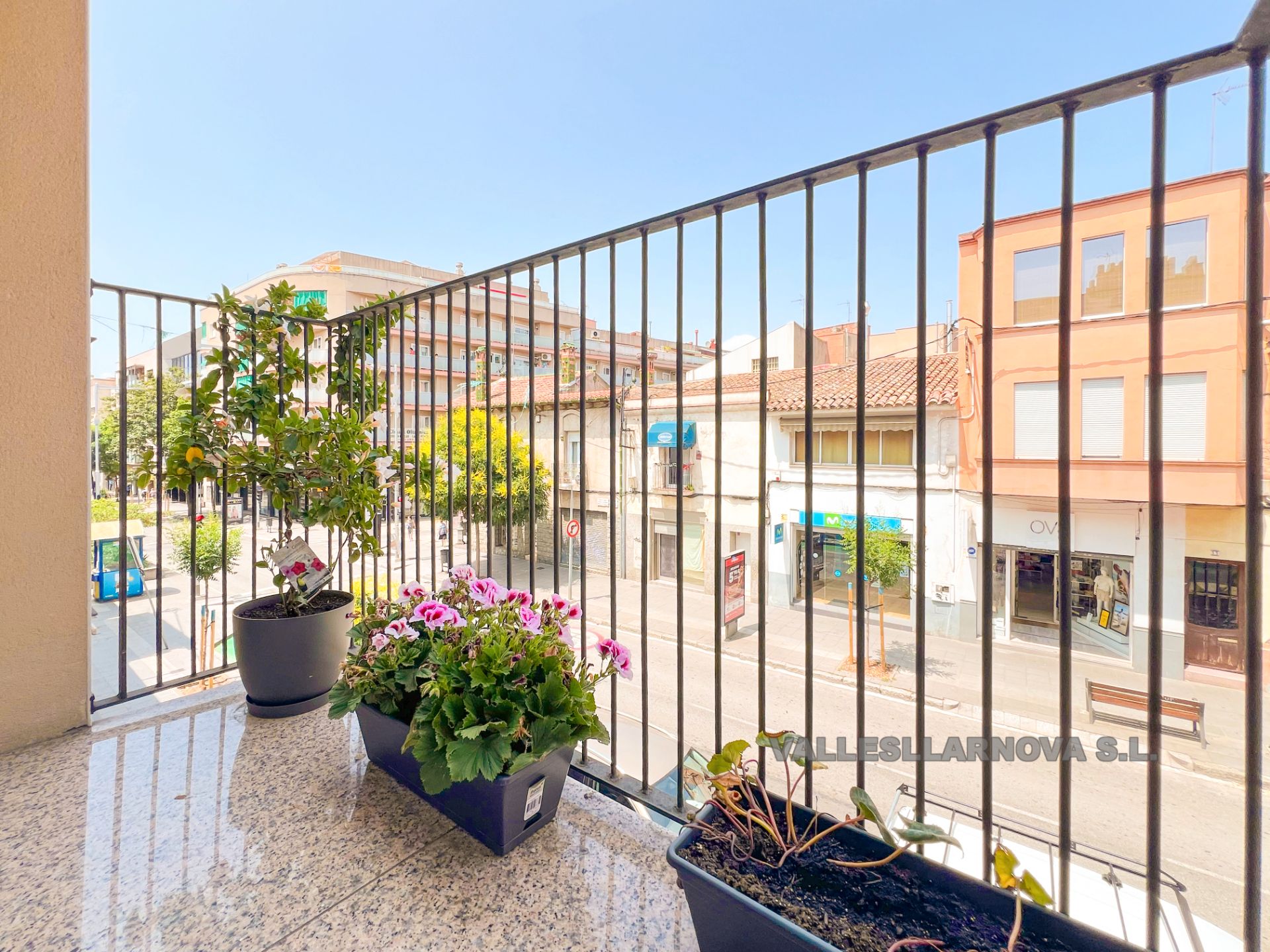 Balcony of Flat to rent in Mollet del Vallès  with Air Conditioner, Heating and Parquet flooring