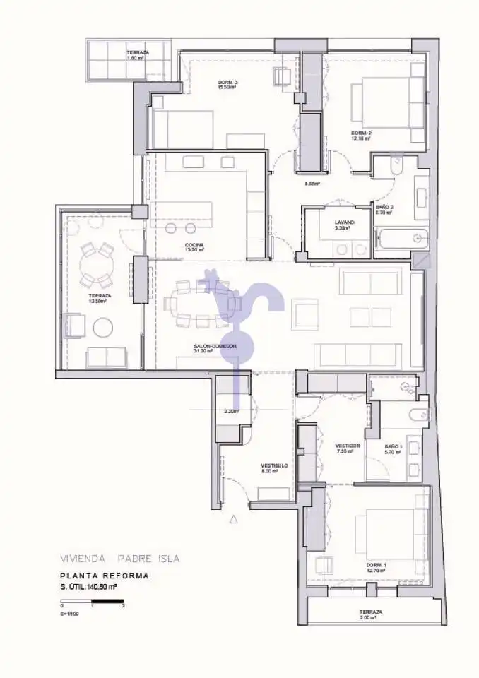 Appartement avec terrasse à vendre à Centro Ciudad, imagen 2