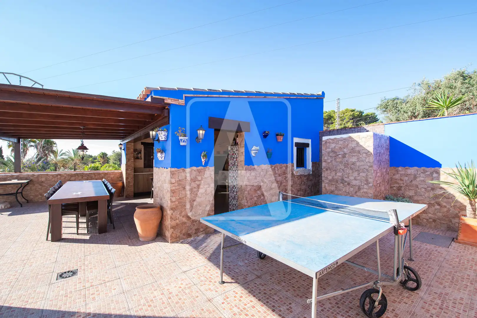 Terrassa de Finca rústica en venda en Teulada amb Aire condicionat, Calefacció i Jardí privat