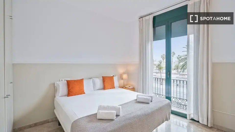 Bedroom of Flat for rent in Barcelona  with Air Conditioner, Heating and Furnished