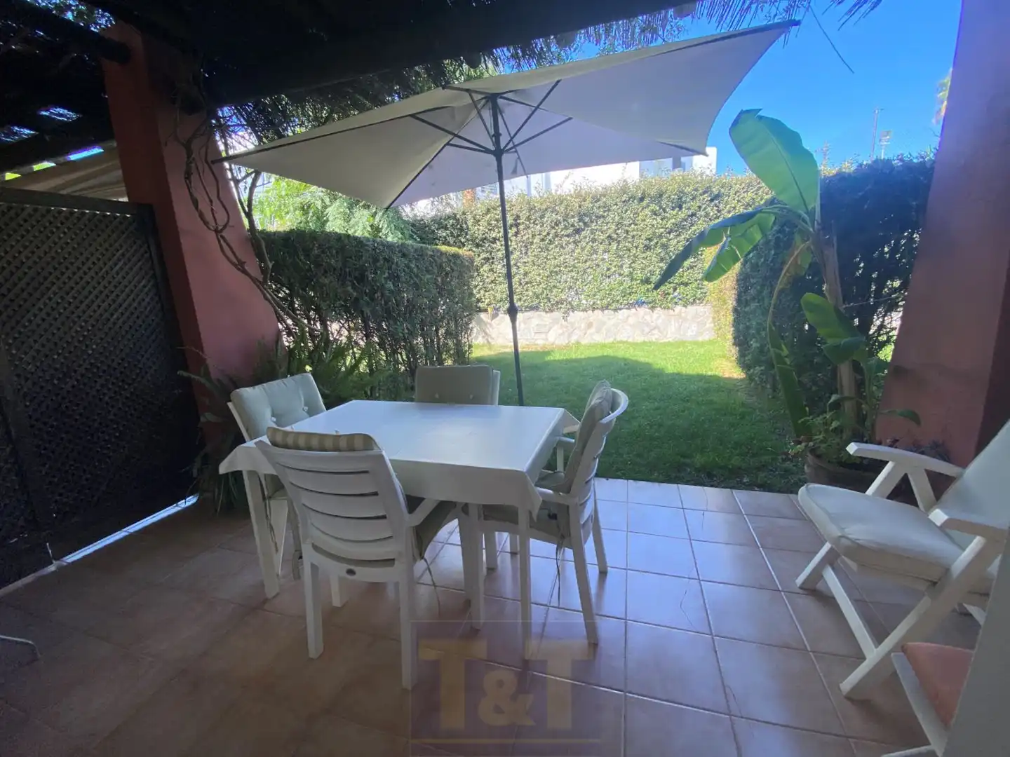 Jardín de Casa adosada en venta en Islantilla con Aire acondicionado y Terraza