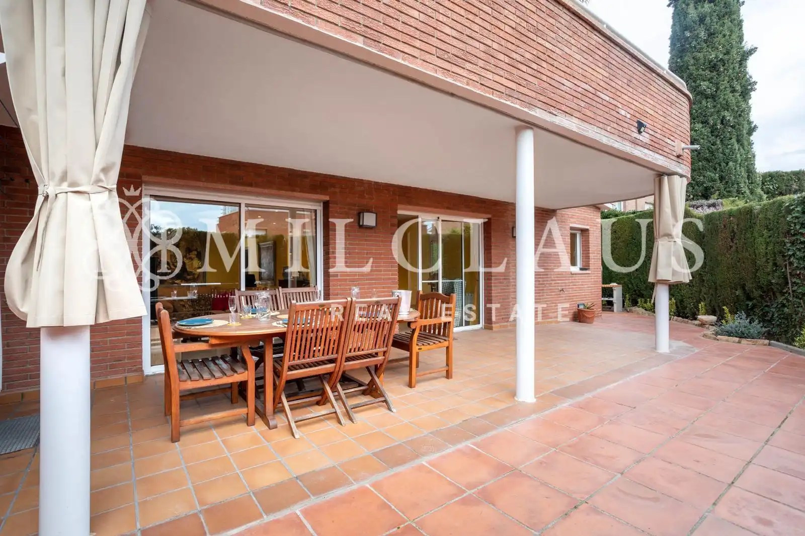 Terrassa de Casa adosada en venda en Sant Vicenç de Montalt amb Aire condicionat, Calefacció i Jardí privat