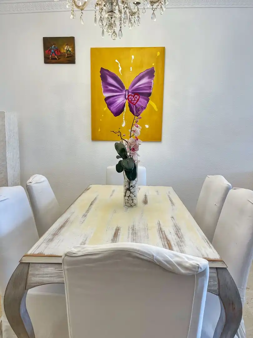 Dining room of Apartments for rent in Marbella  with Air Conditioner, Terrace and Furnished