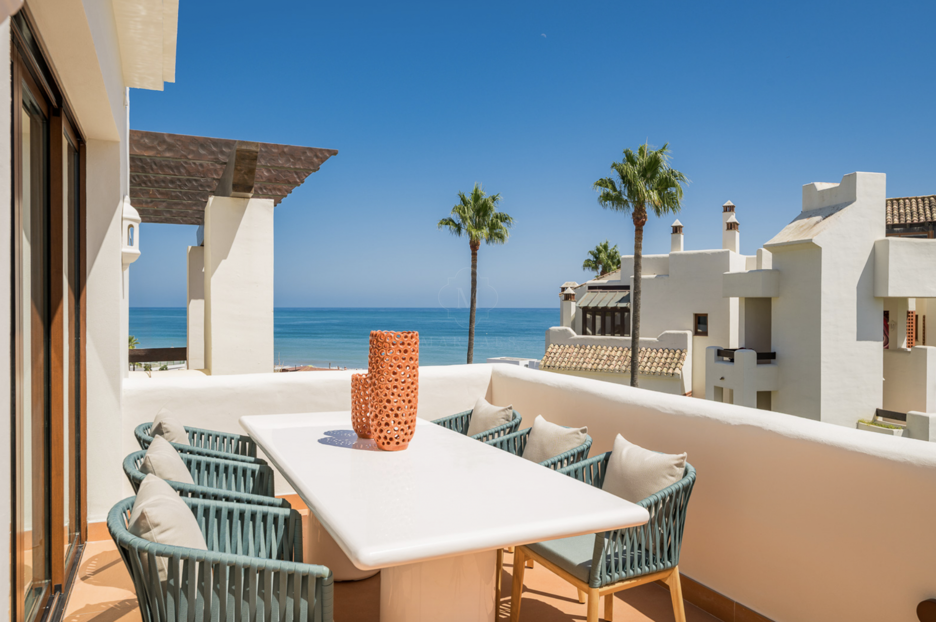 Terraza de Ático en venta en Estepona con Aire acondicionado, Terraza y Piscina