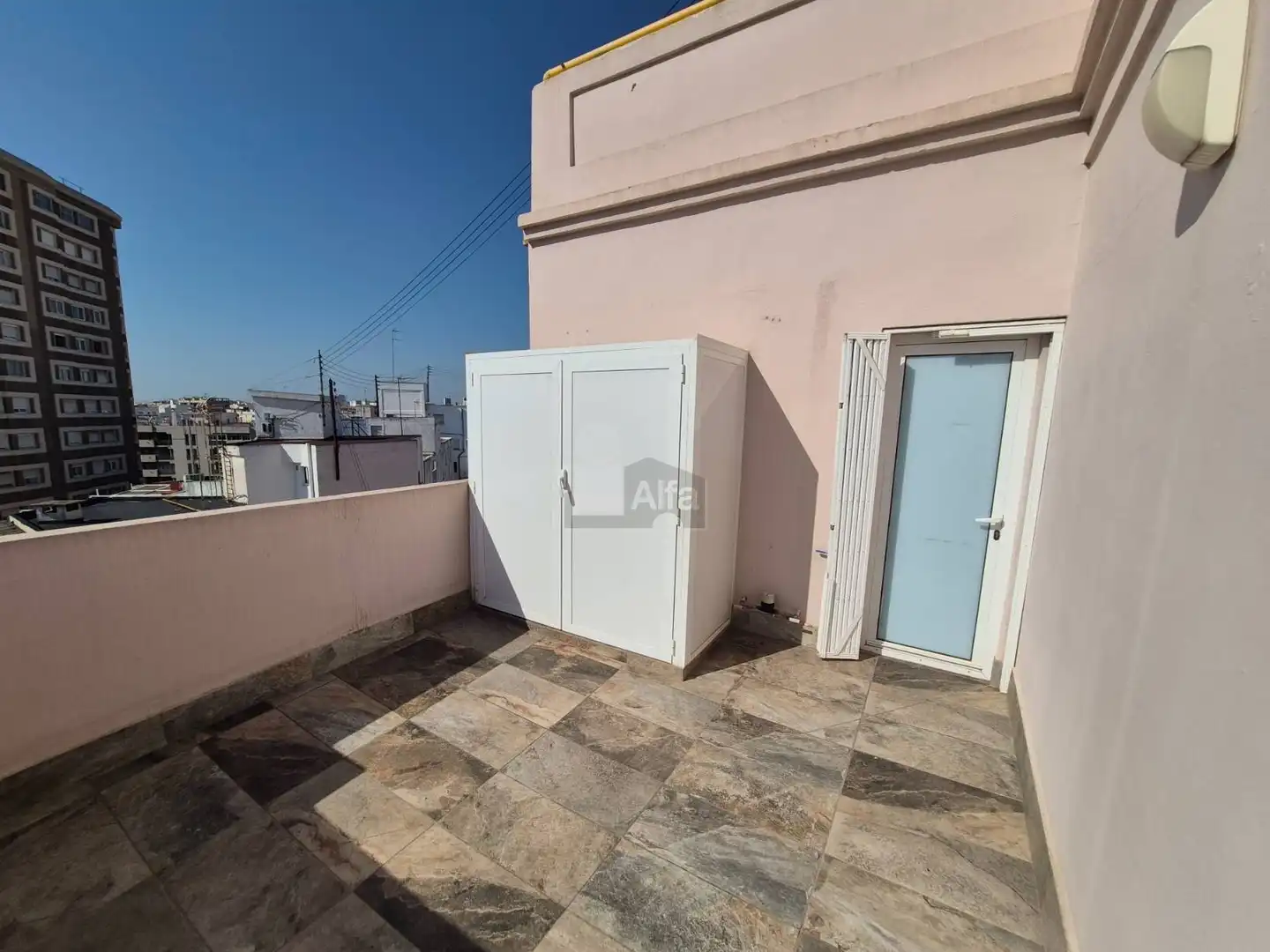 Terrace of Attic for rent in Valencia  with Air Conditioner, Parquet flooring and Terrace
