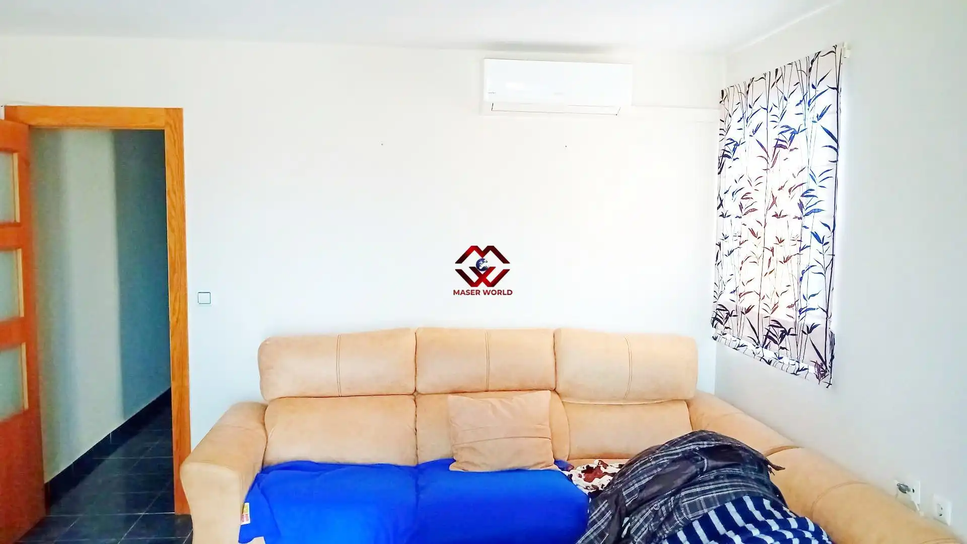 Wohnzimmer von Wohnung zum Verkauf in Mazarrón mit Klimaanlage, Möbliert und Balkon