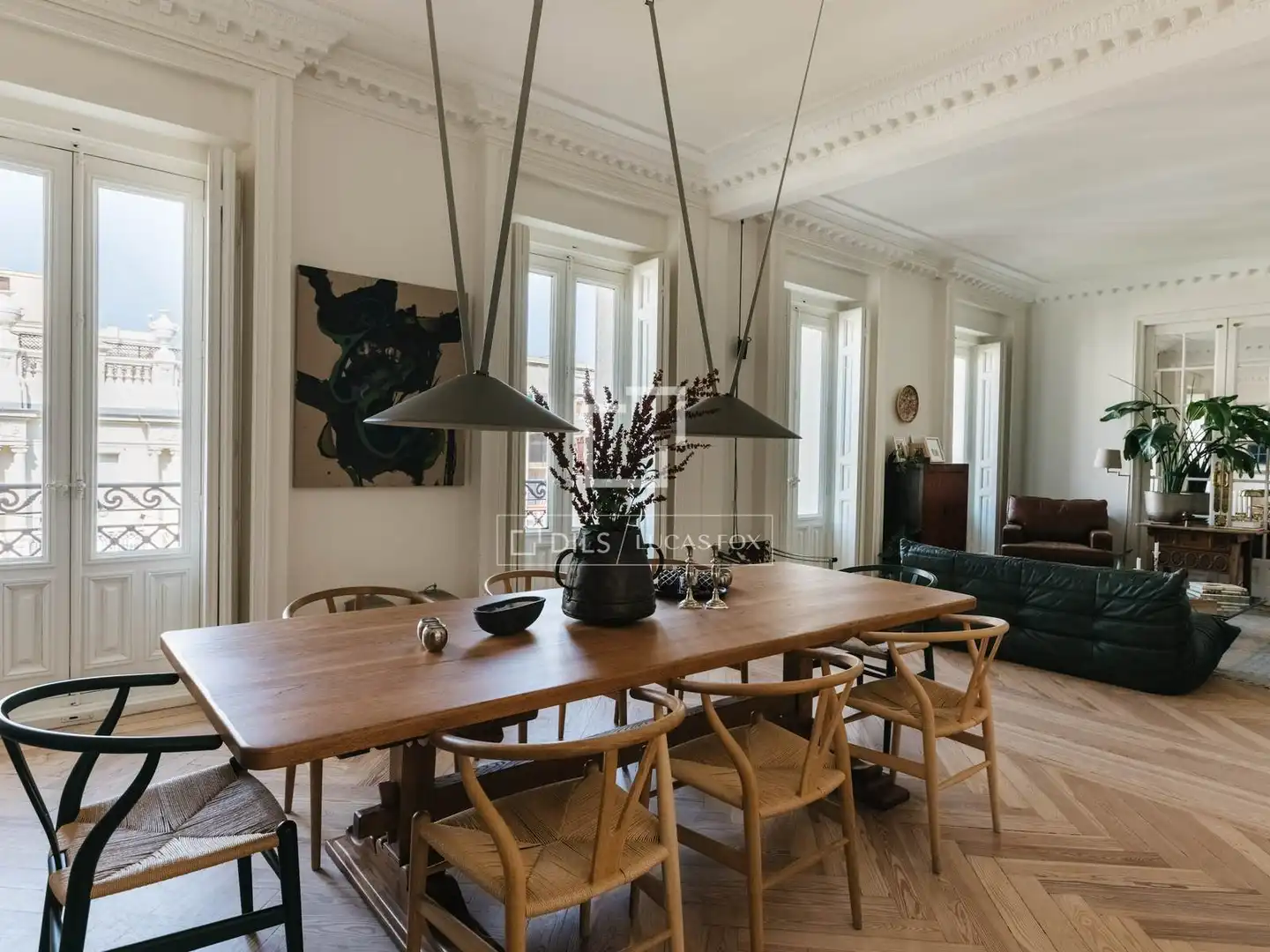 Comedor de Piso de alquiler en Salamanca con Aire acondicionado, Amueblado y Balcón