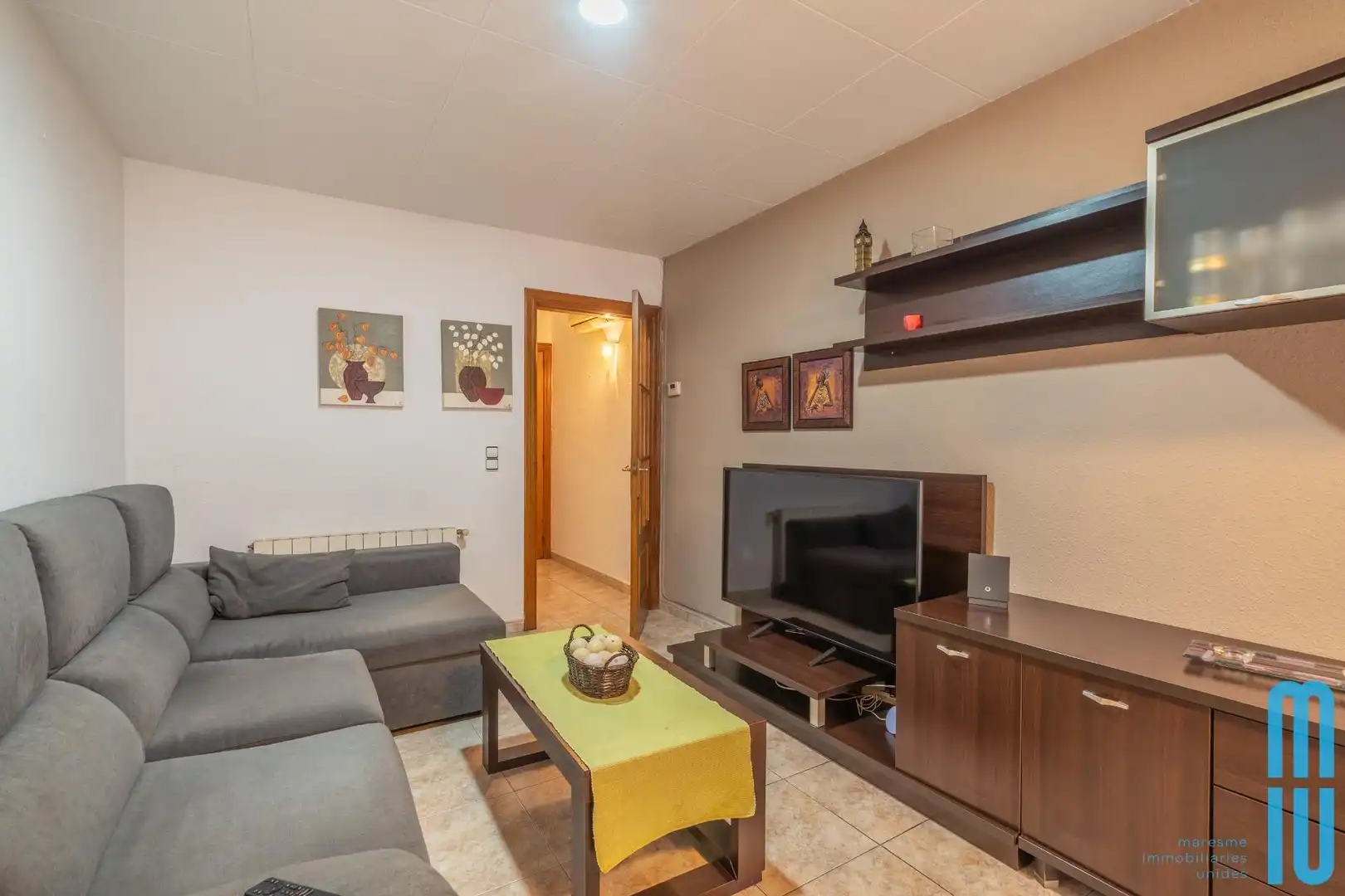 Sala de estar de Piso en venta en Mataró con Aire acondicionado, Calefacción y Terraza