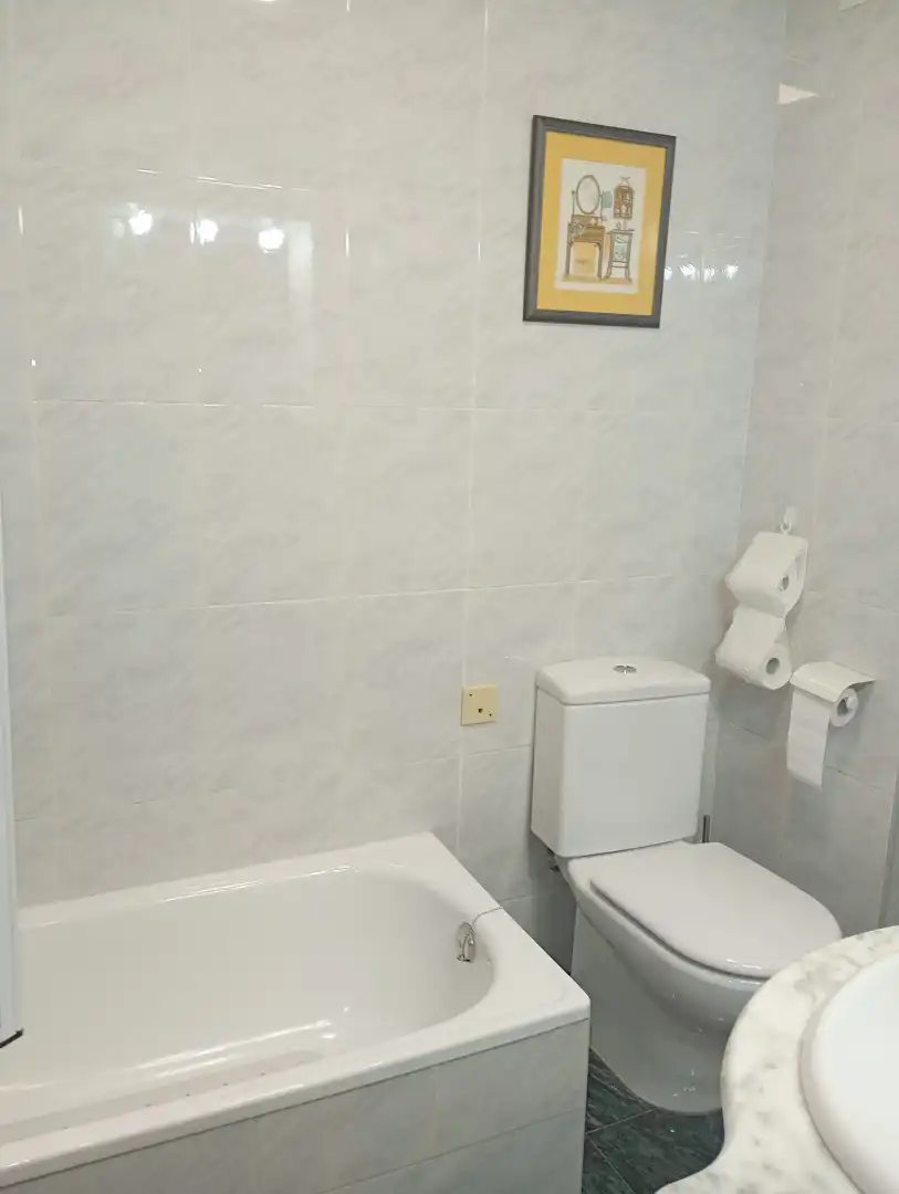Bathroom of Flat for sale in Gijón   with Parquet flooring, Furnished and Oven