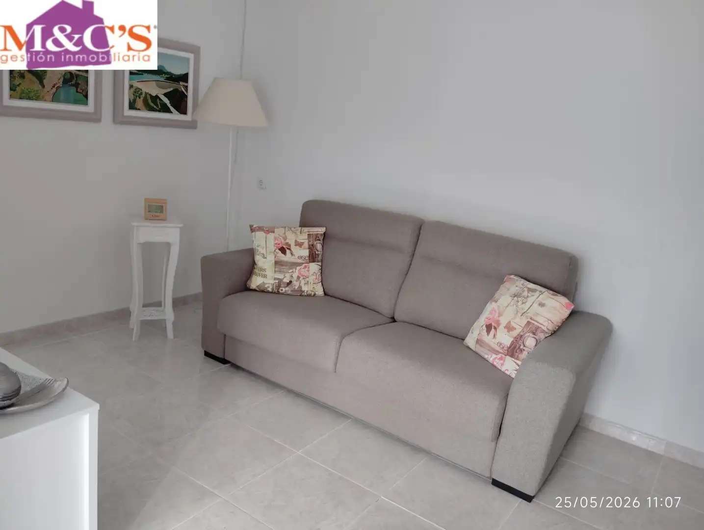 Sala de estar de Piso en venta en Puertollano con Aire acondicionado, Amueblado y Balcón