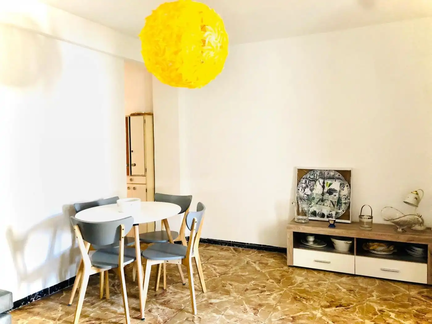 Dining room of Flat for rent in Elche / Elx  with Air Conditioner, Terrace and Furnished