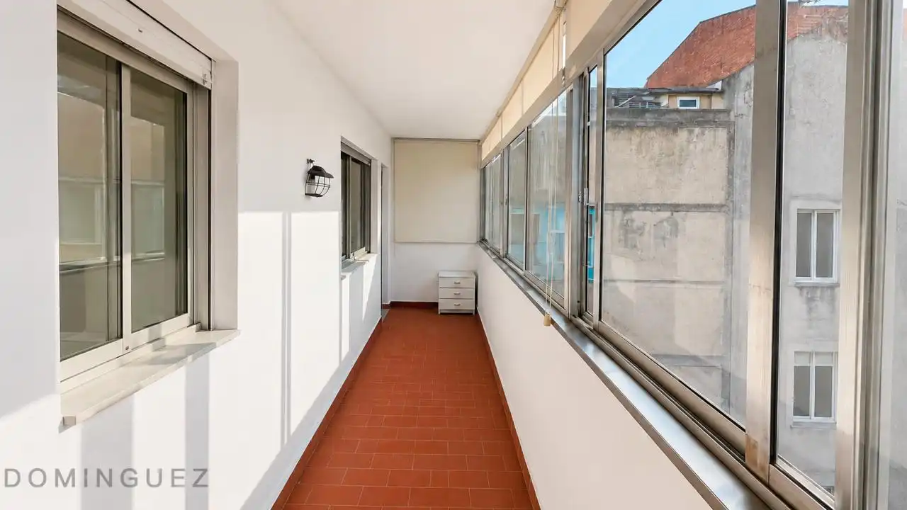 Balcony of Flat for rent in Vigo   with Heating, Furnished and Balcony