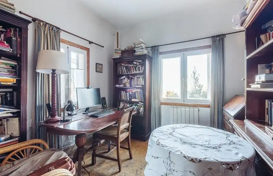 Bedroom of Houses for sale in San Lorenzo de El Escorial  with Heating, Private garden and Terrace