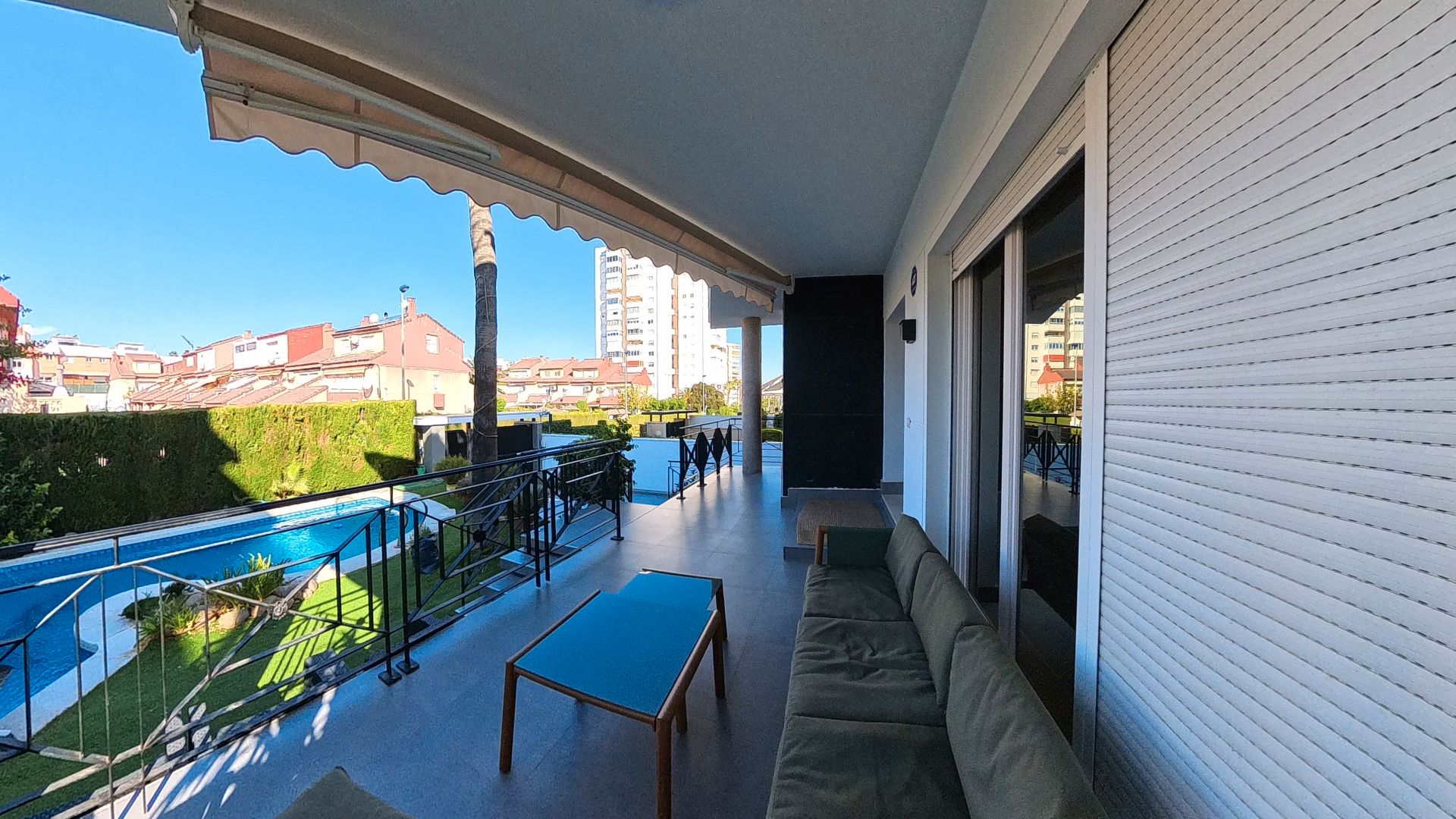 Terrace of House or chalet to rent in Alicante / Alacant  with Air Conditioner, Heating and Private garden