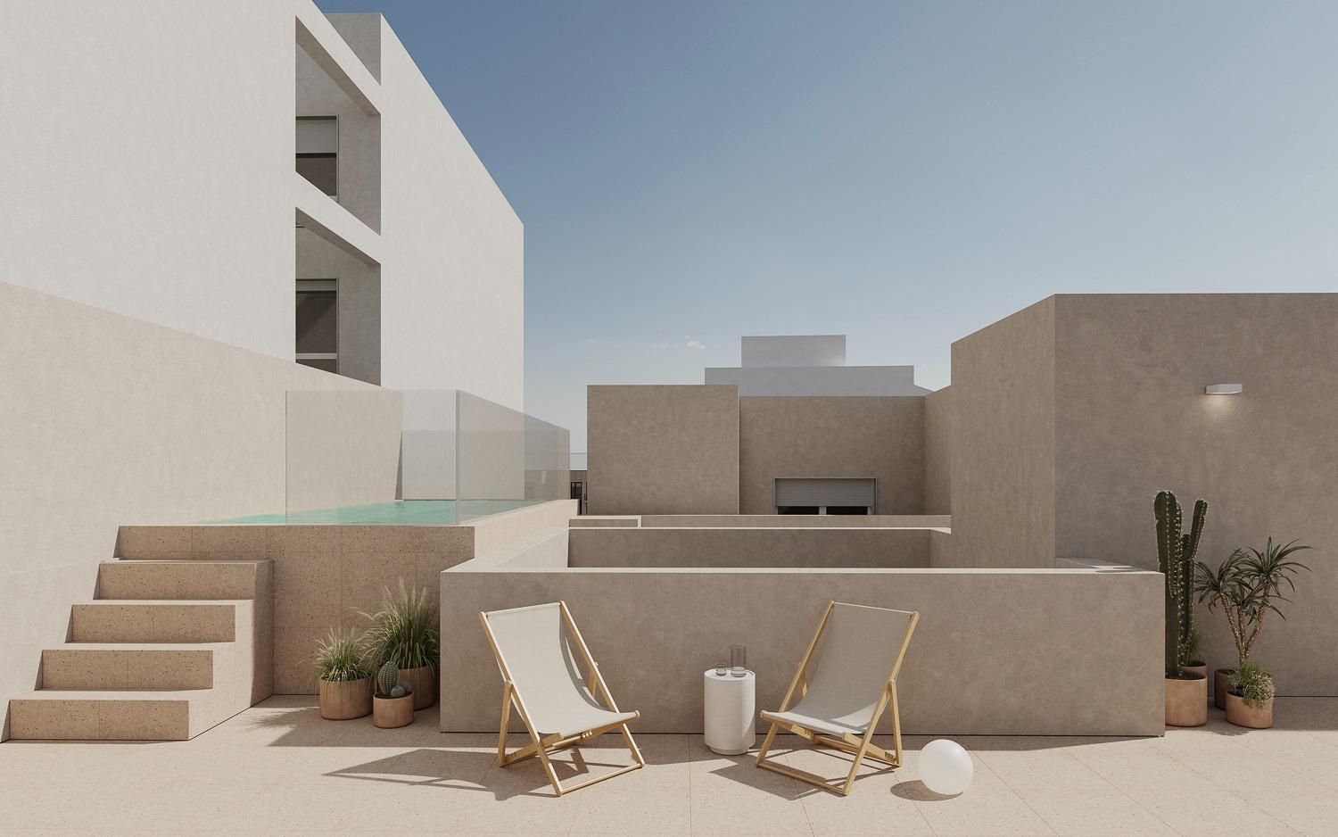 Terrace of Flat for sale in Torrevieja  with Swimming Pool