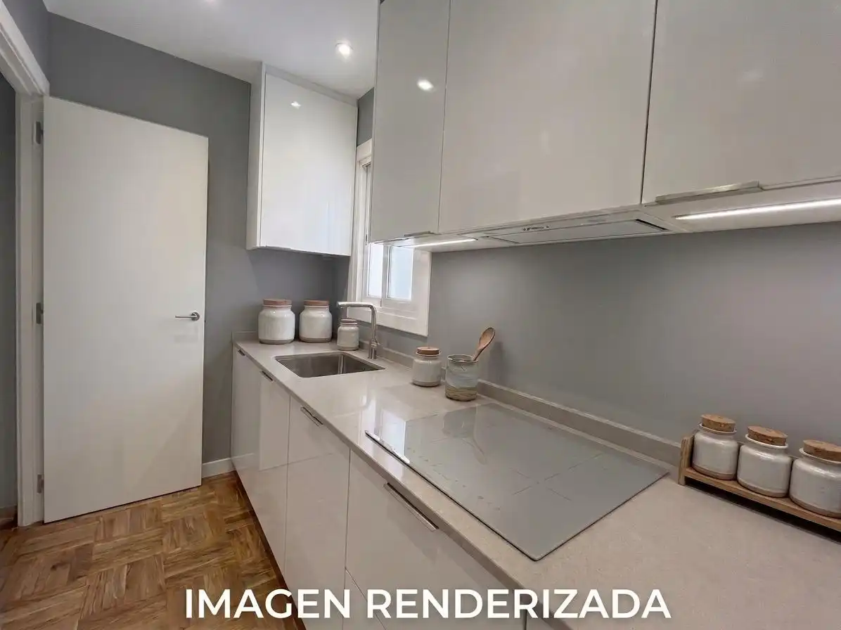 Kitchen of Attic for sale in Esplugues de Llobregat  with Air Conditioner and Terrace