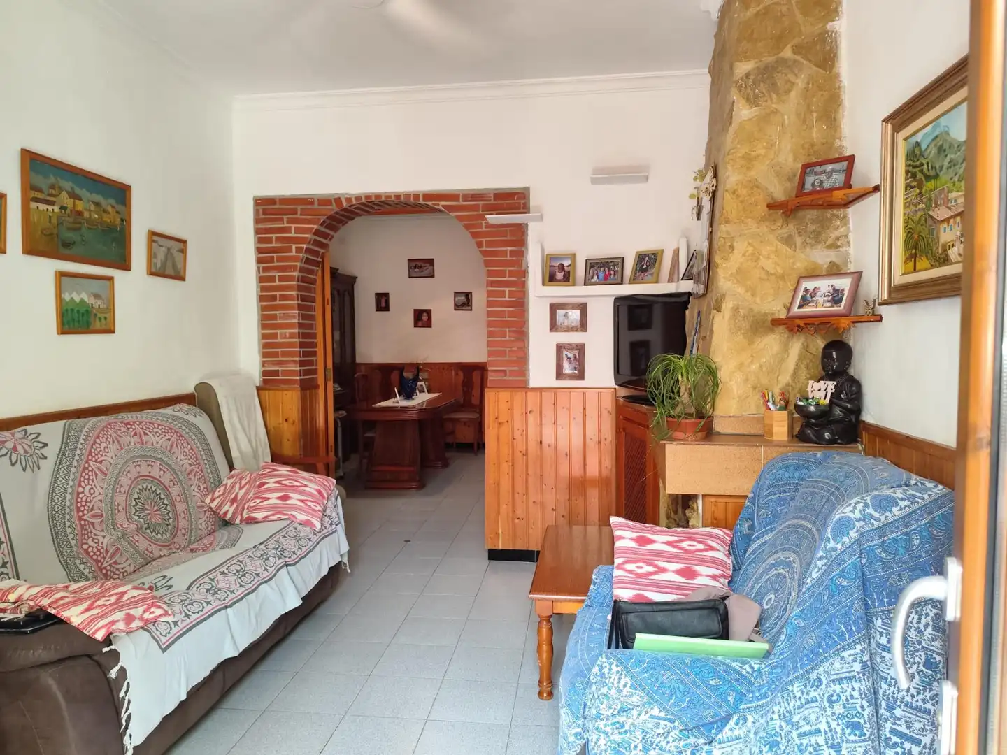 Sala d'estar de Casa o xalet en venda en  Palma de Mallorca amb Jardí privat, Terrassa i Traster