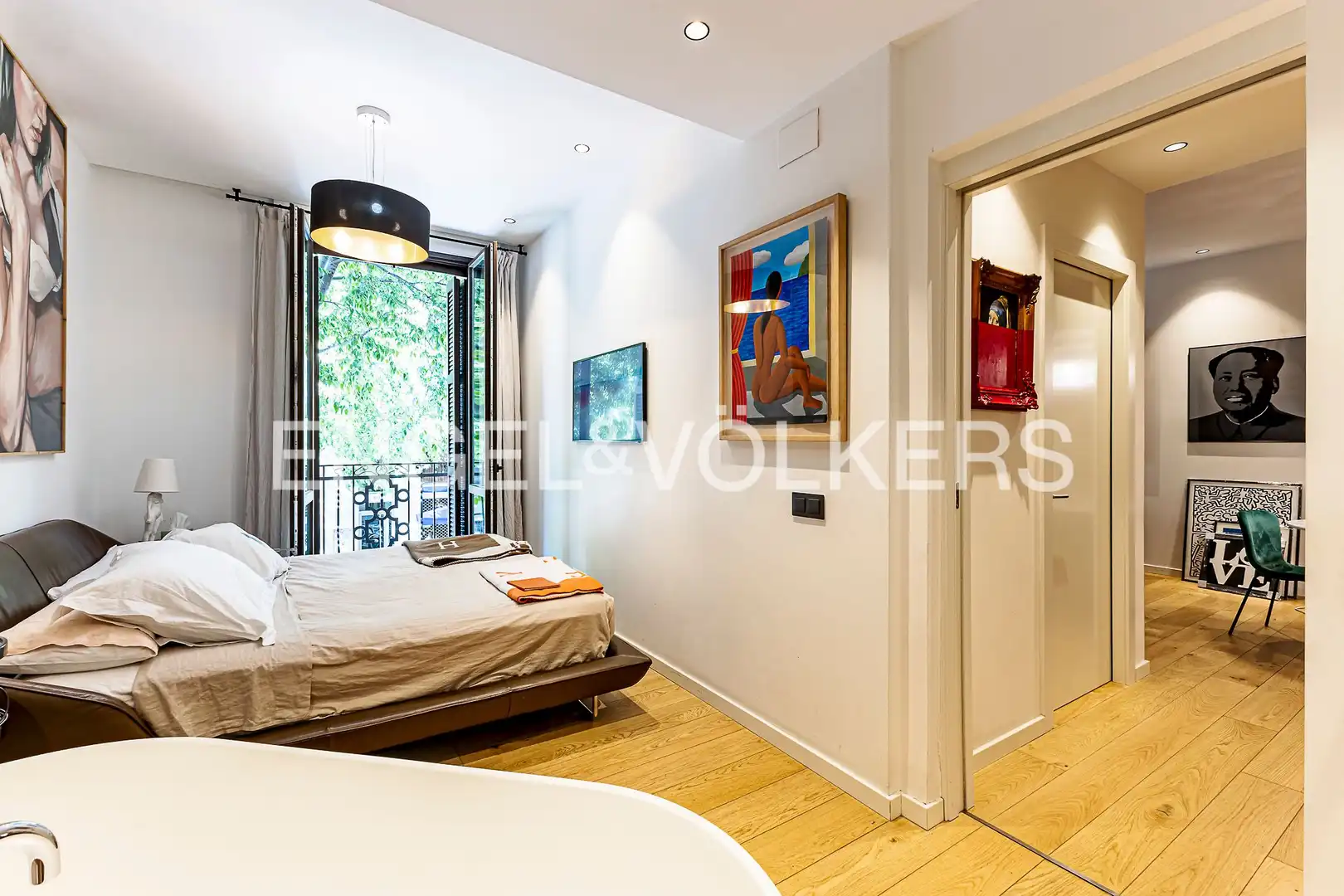 Bedroom of Flat for sale in Barcelona  with Air Conditioner, Heating and Swimming Pool