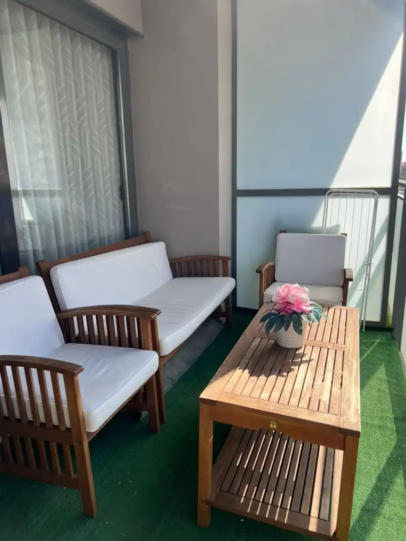 Terrace of Flat for rent in Valencia  with Air Conditioner, Heating and Furnished