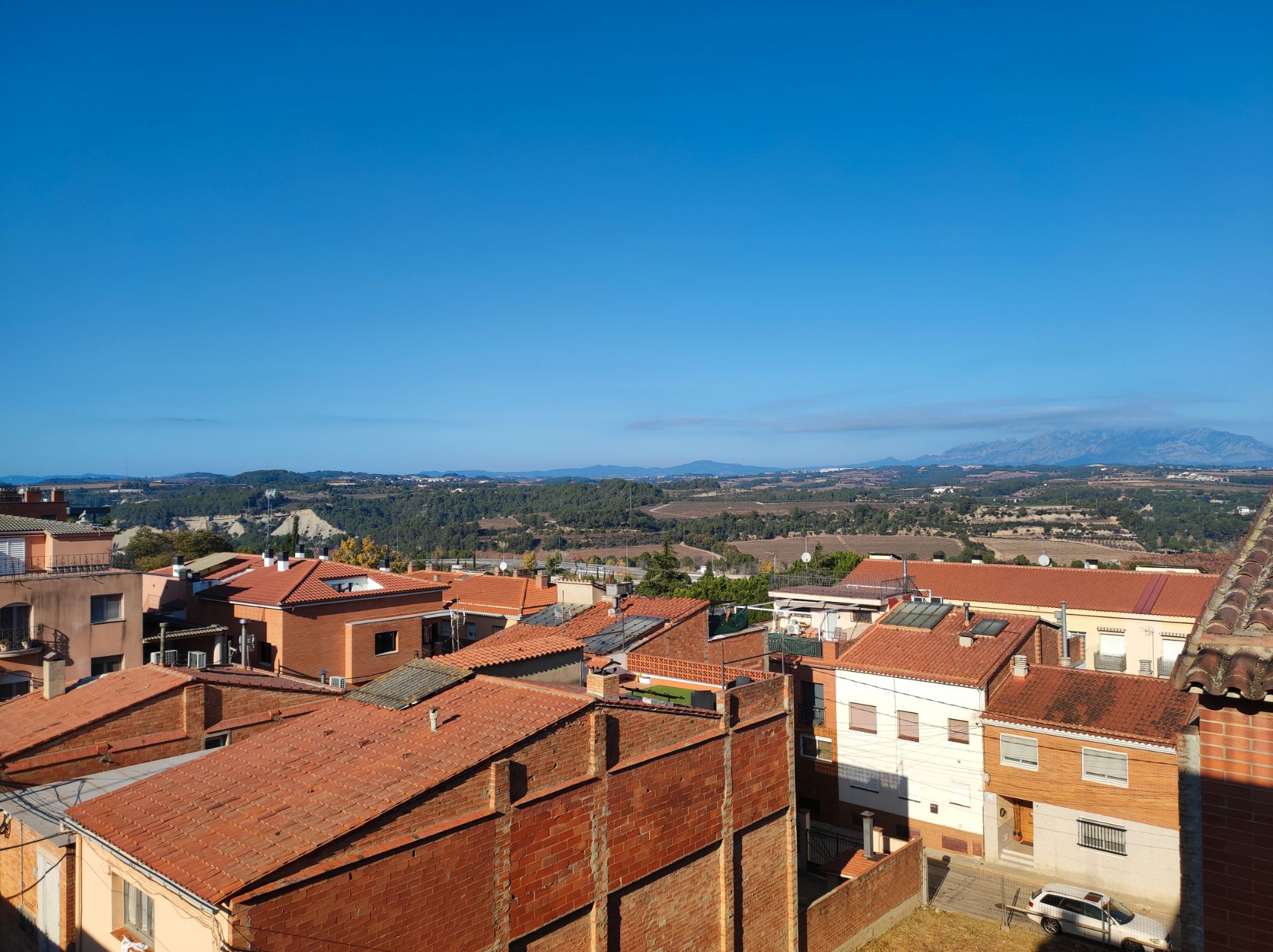 Vista exterior de Piso en venta en Gelida con Aire acondicionado, Calefacción y Amueblado