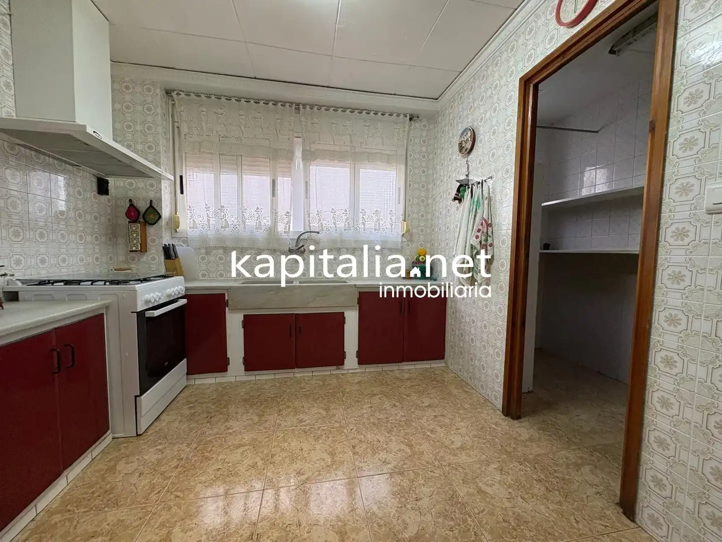 Cuina de Casa o xalet en venda en Vallada amb Aire condicionat i Moblat