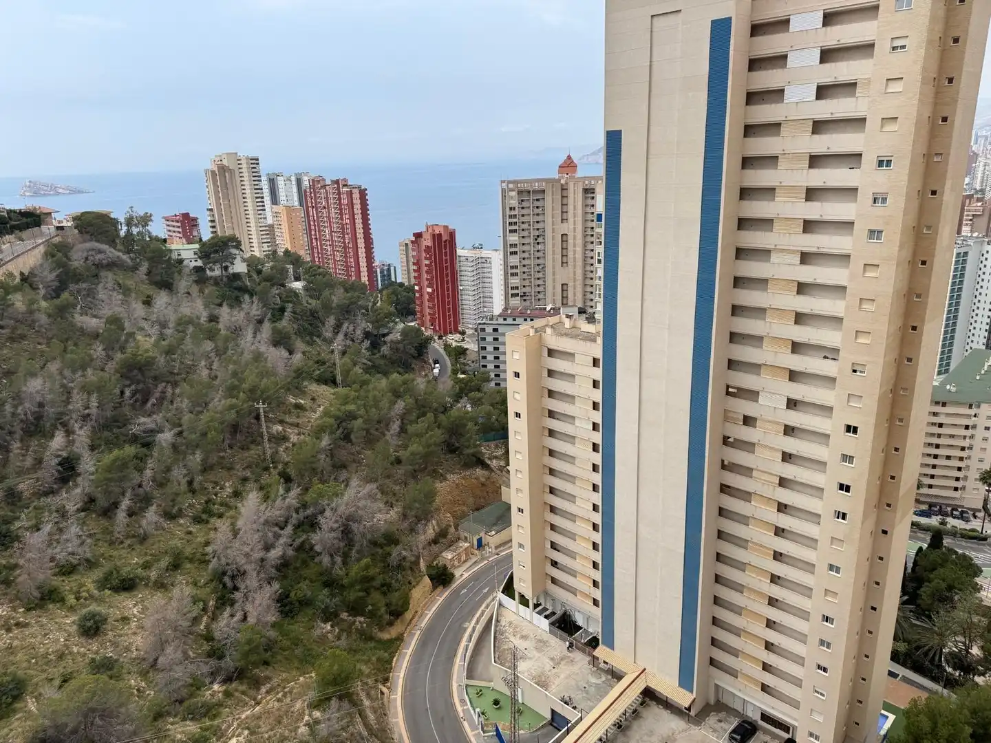 Exterior view of Flat for rent in Benidorm  with Air Conditioner, Heating and Private garden