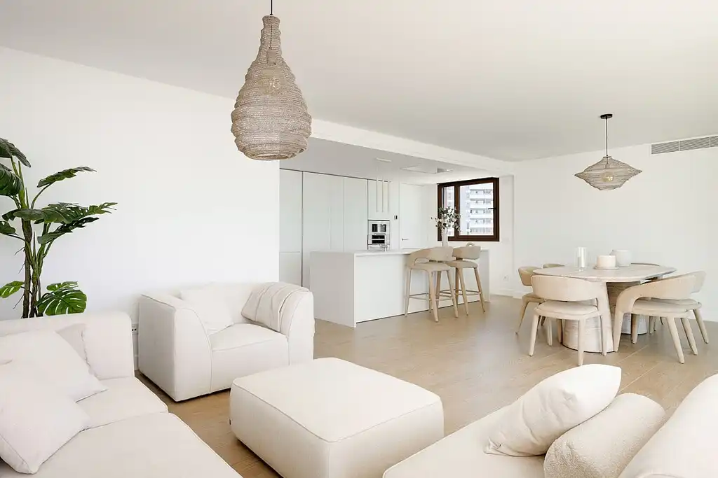 Sala d'estar de Àtic en venda en  Palma de Mallorca amb Aire condicionat, Calefacció i Terrassa