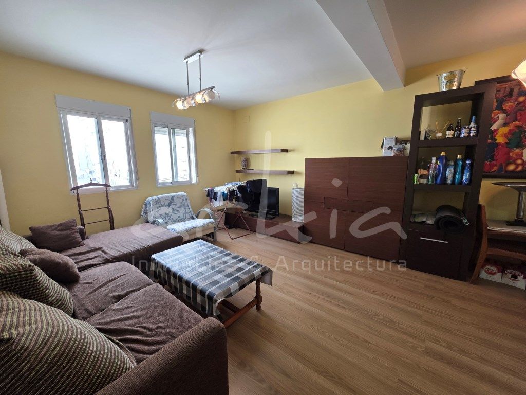 Living room of Flat for sale in  Valencia Capital