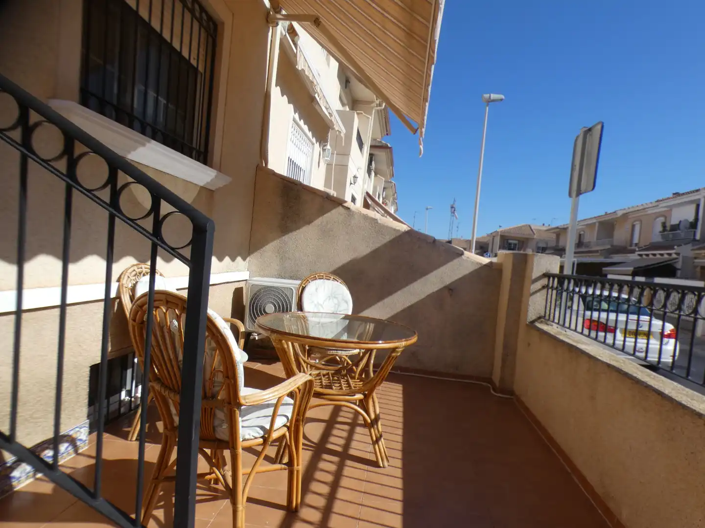 Terraza de Casa adosada en venta en San Pedro del Pinatar con Aire acondicionado, Jardín privado y Amueblado