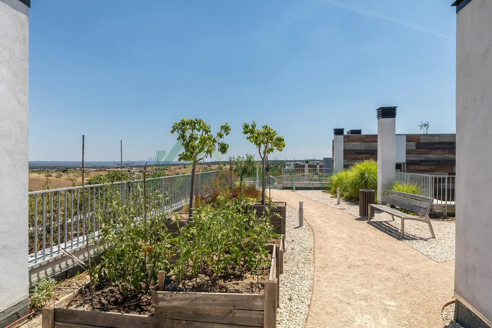 Terrace of Flat for rent in Las Rozas de Madrid  with Air Conditioner, Heating and Private garden