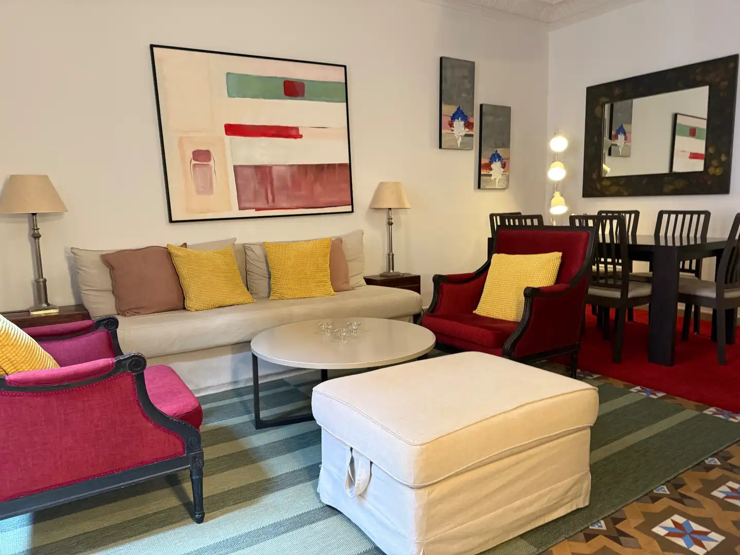 Sala de estar de Piso en venta en Barcelona con Aire acondicionado, Calefacción y Parquet