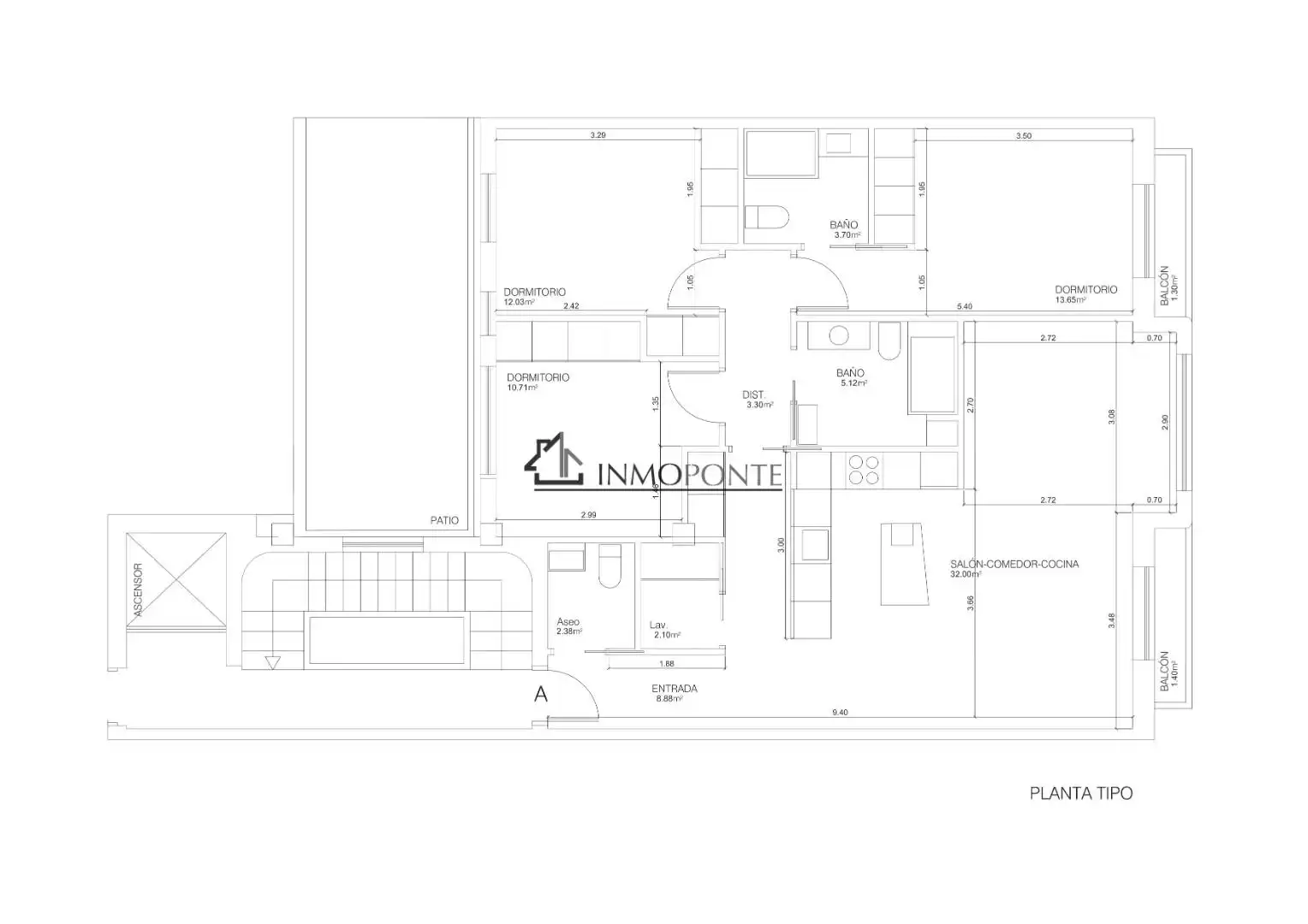 Flat for rent in Pontevedra Capital 
