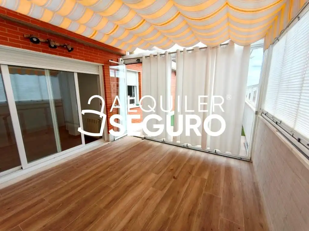 Balcony of Flat for rent in Arroyomolinos (Madrid)  with Air Conditioner, Heating and Terrace