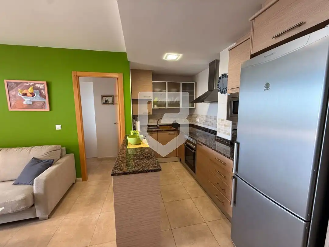 Cuina de Apartament en venda en Moncofa amb Aire condicionat, Jardí privat i Terrassa