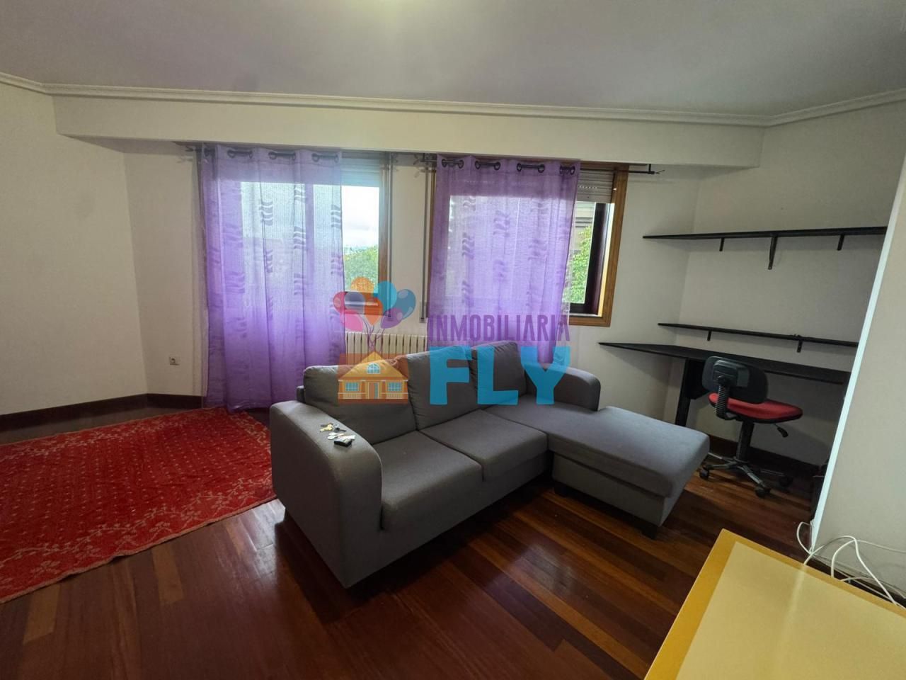 Living room of Apartment to rent in Ourense Capital   with Heating, Parquet flooring and Terrace