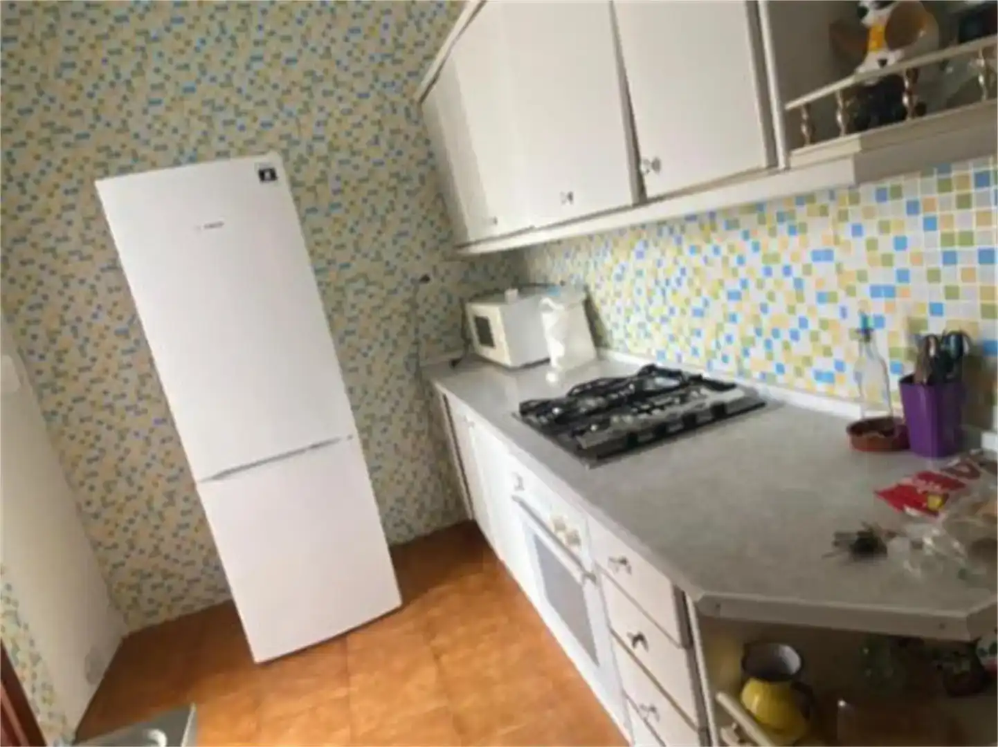 Cuina de Pis de lloguer en Úbeda amb Aire condicionat, Moblat i Balcó