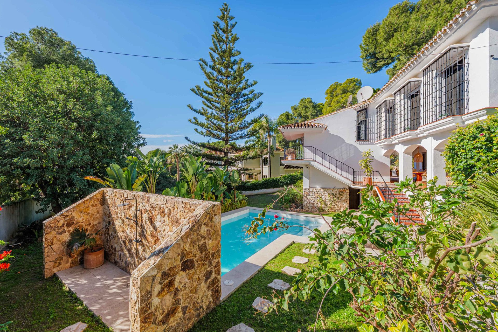 Jardín de Casa o chalet en venta en Málaga Capital con Aire acondicionado, Jardín privado y Terraza